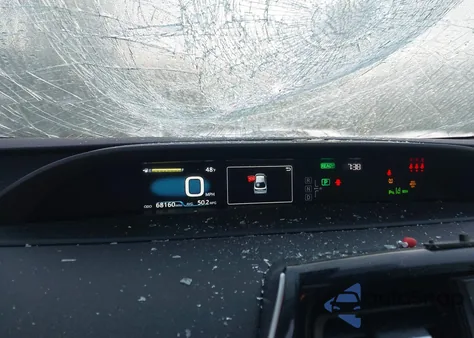 2020 Toyota Prius Le from USA, damaged, VIN JTDKARFU1L3111048